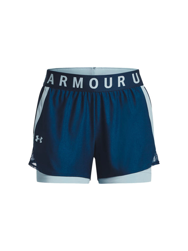 Image for Women's Brand Logo Printed Sport Short,Blue