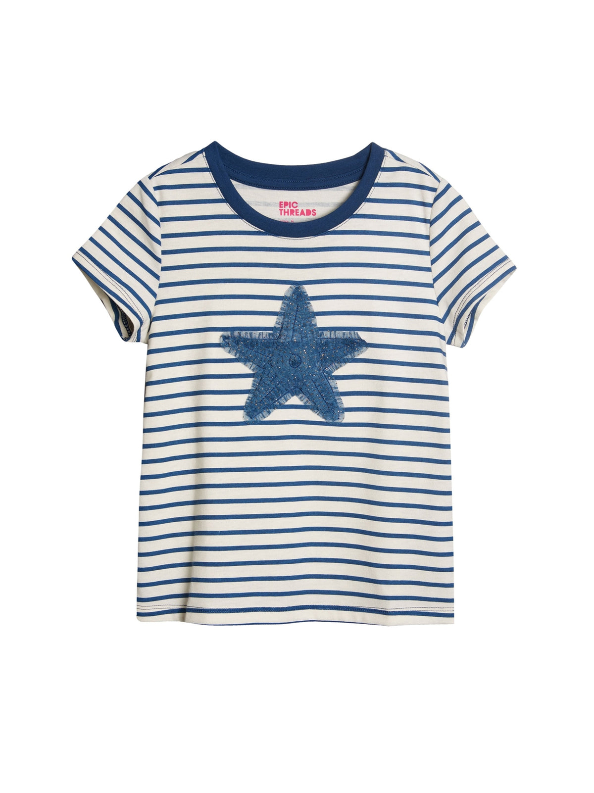 Image for Kid's Girl Striped T-Shirt,White