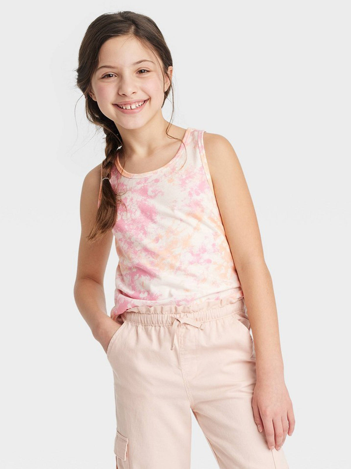 Image for Kids Girl Tie Dye Tank Top,Multi