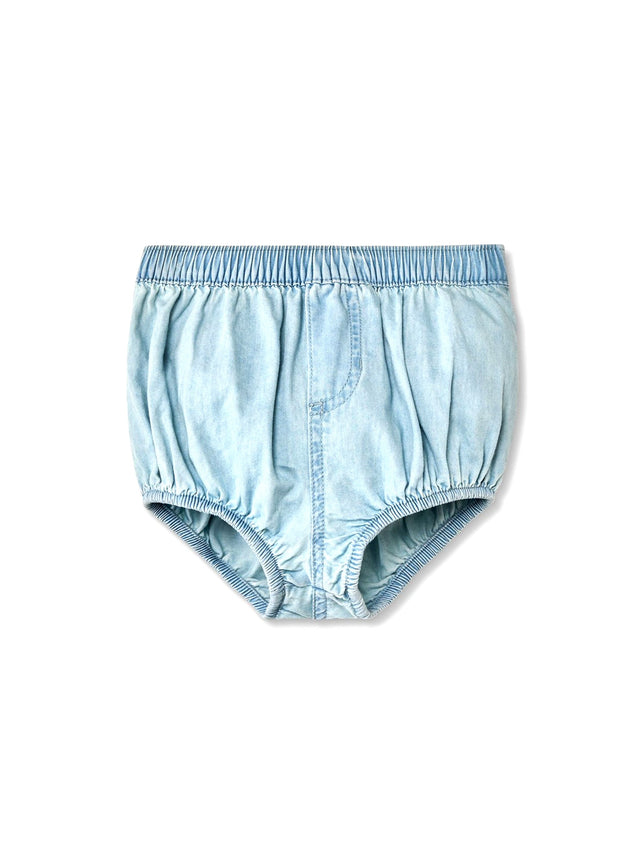 Image for Kids Girl Washed Denim Short,Light Blue