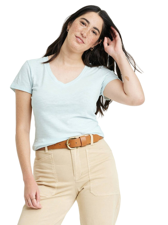 Image for Women's Plain Solid T-Shirt,Light Blue