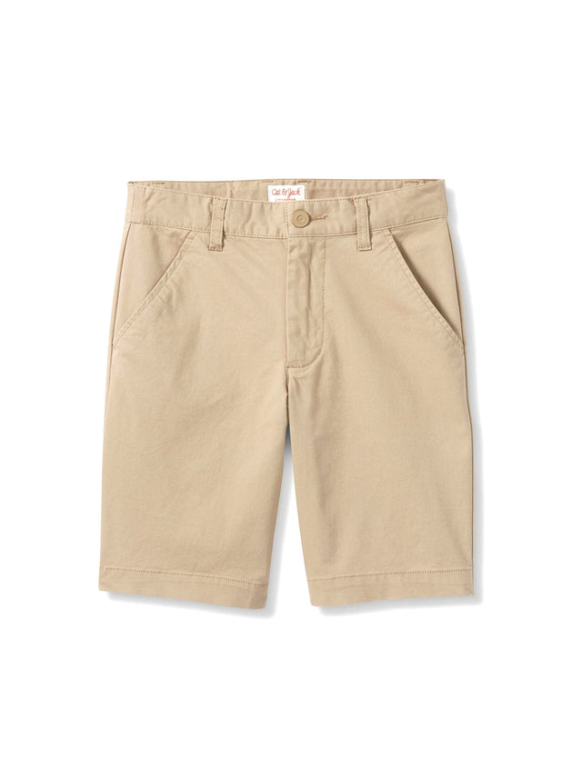 Image for Kids Boy Plain Solid Short,Beige