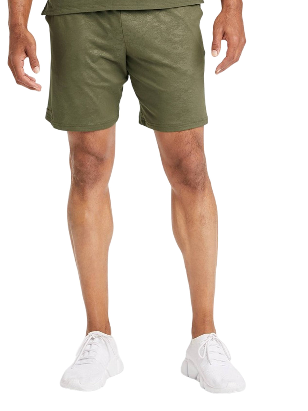 Image for Men's Brand Logo Printed Sport Short,Olive