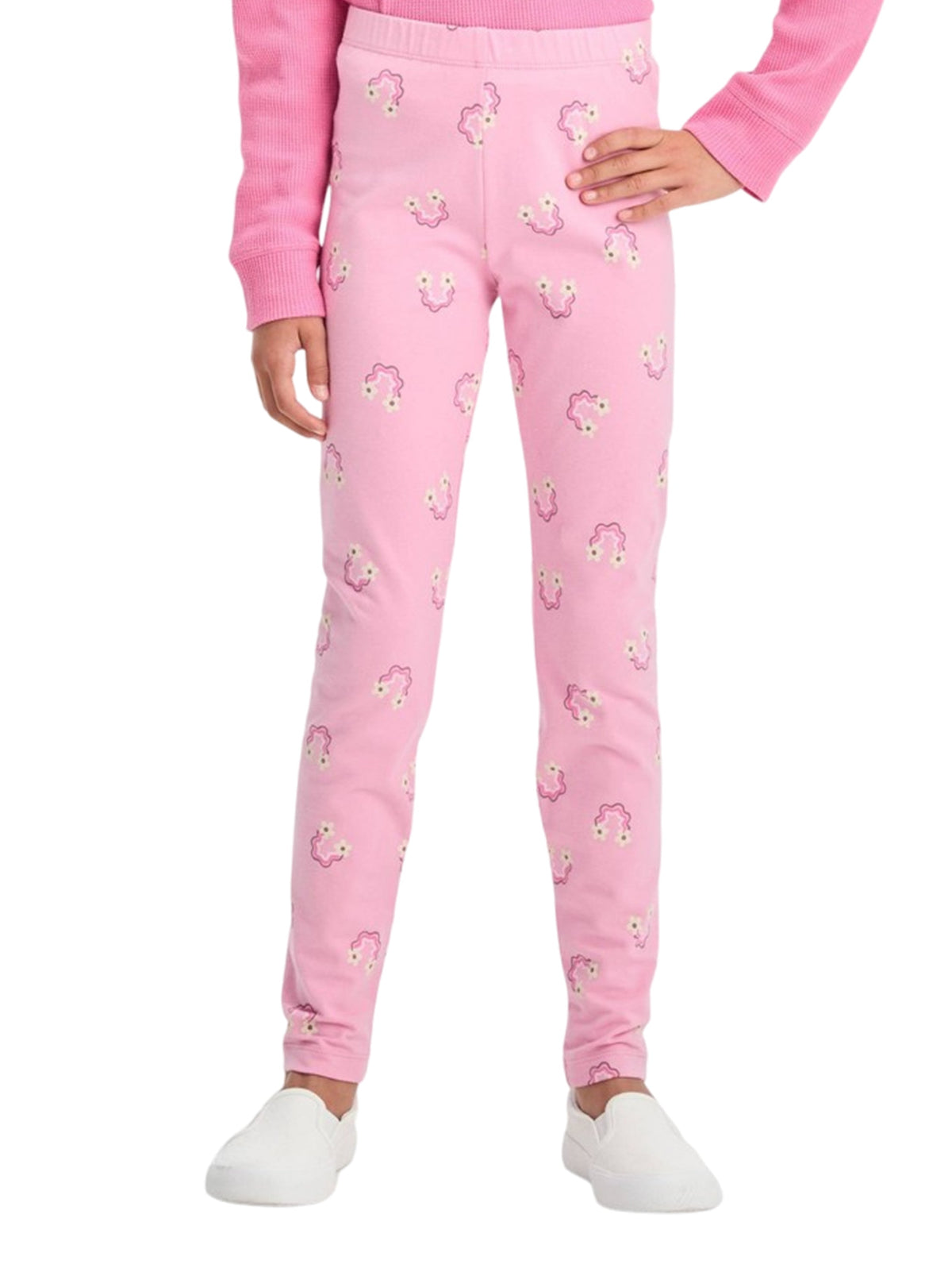 Image for Kids Girl Graphic Printed Pants,Pink 
