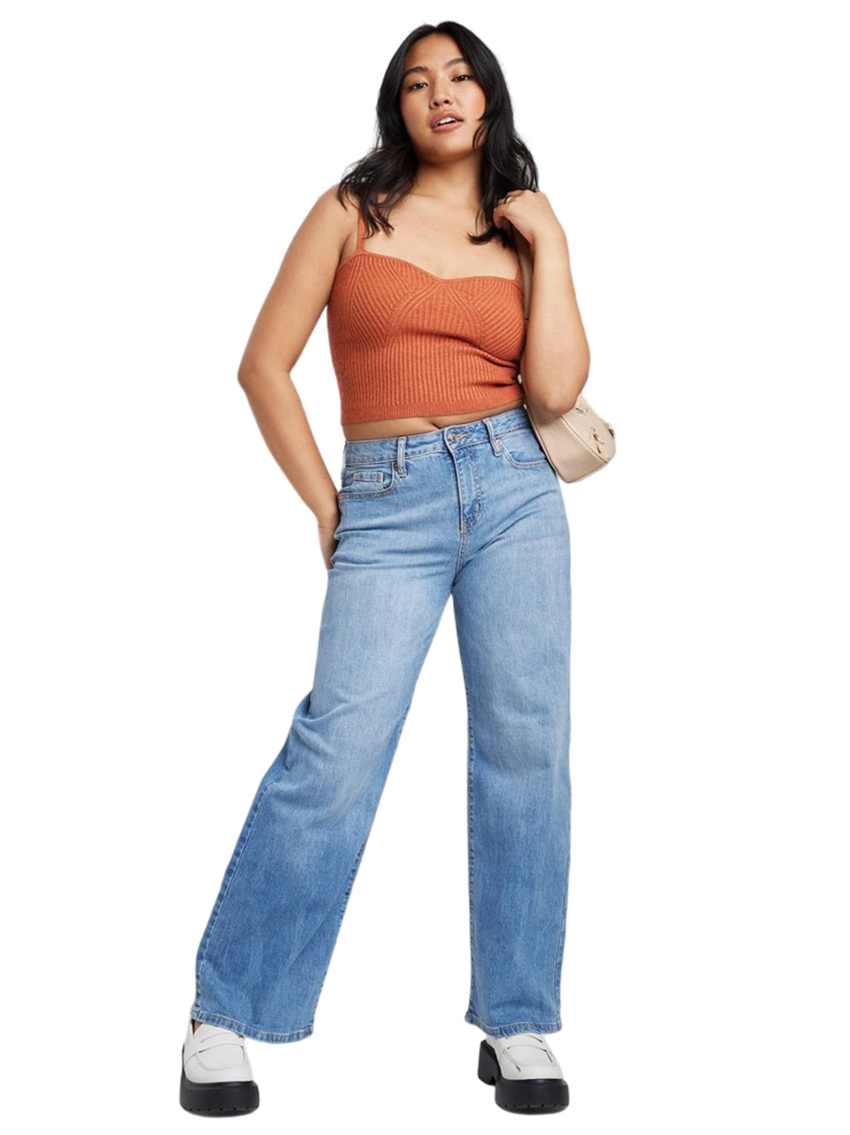 Image for Women's Washed Jeans,Blue 