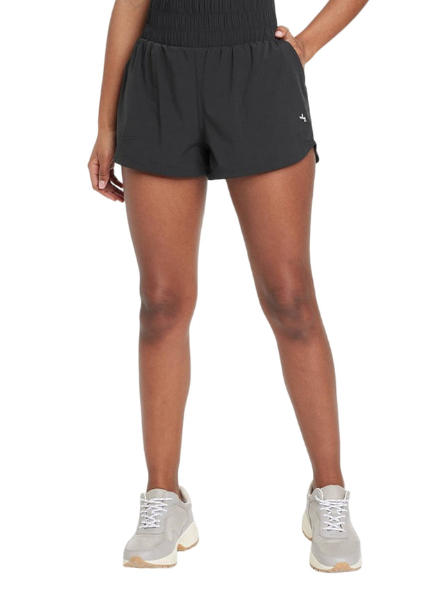 Image for Women's Brand Logo Printed Sport Short,Black