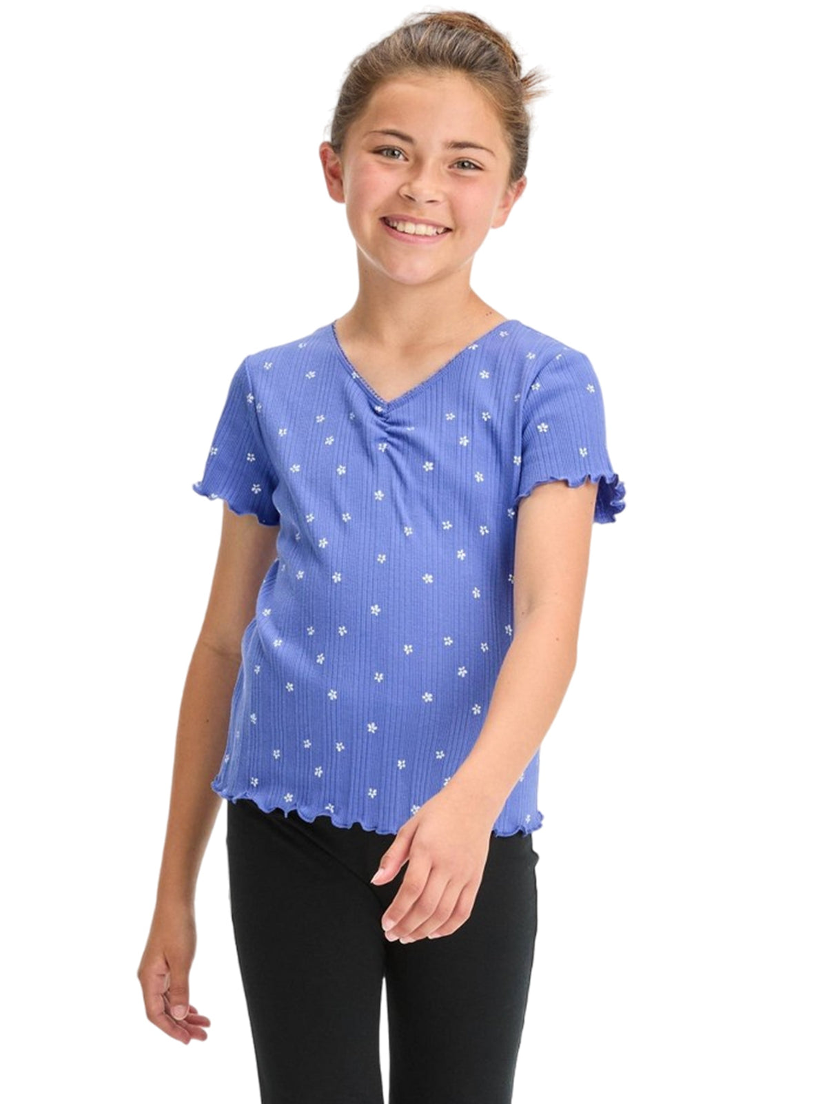 Image for Kids Girl Daisy Printed Top,Blue