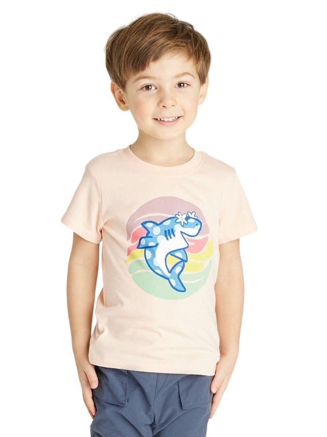 Image for Kids Boy Graphic Printed Top,Light Orange