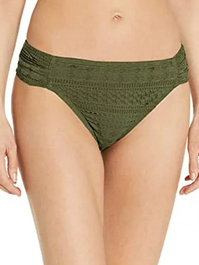 Image for Women's Crochet Bikini Bottom,Green