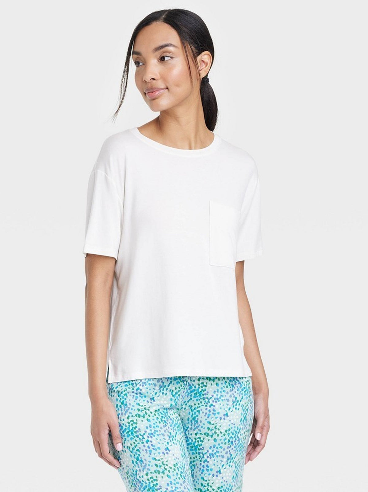 Image for Women's Side Pocket Sleepwear Top,Cream