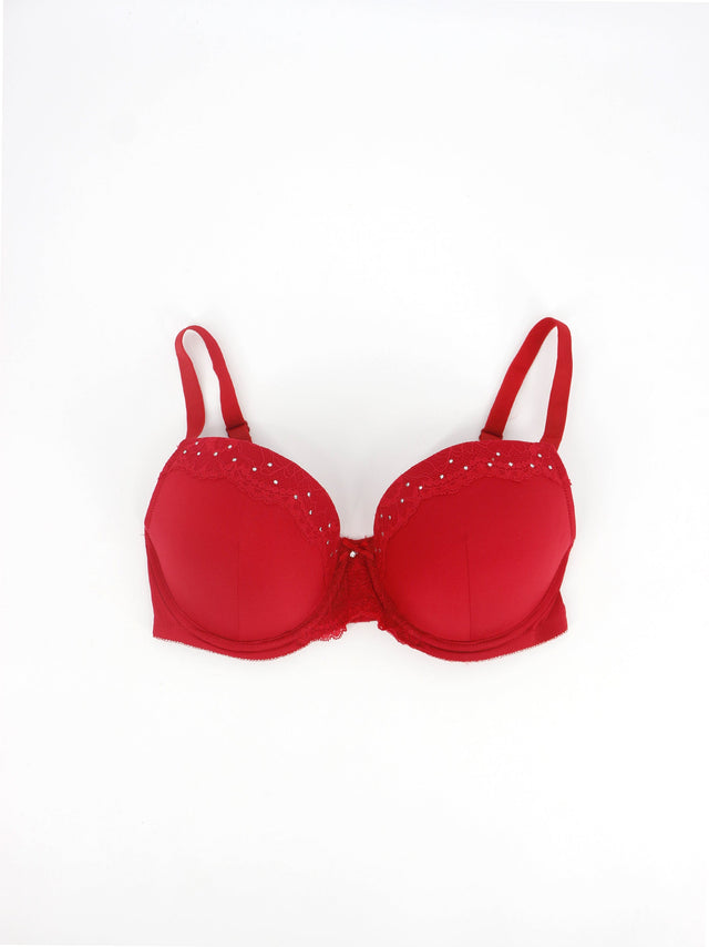 Image for Women's Beads Bra,Red