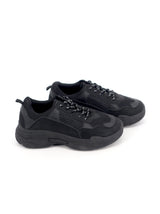 Image for Women Textured Sneakers,Black