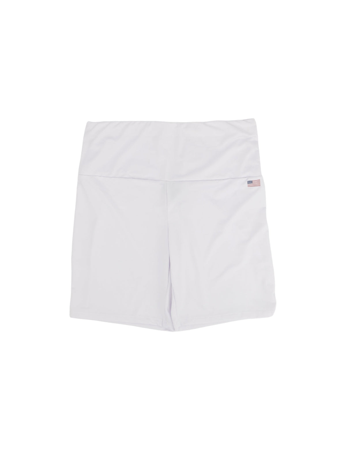 Image for Women's Plain Solid Sport Short, White