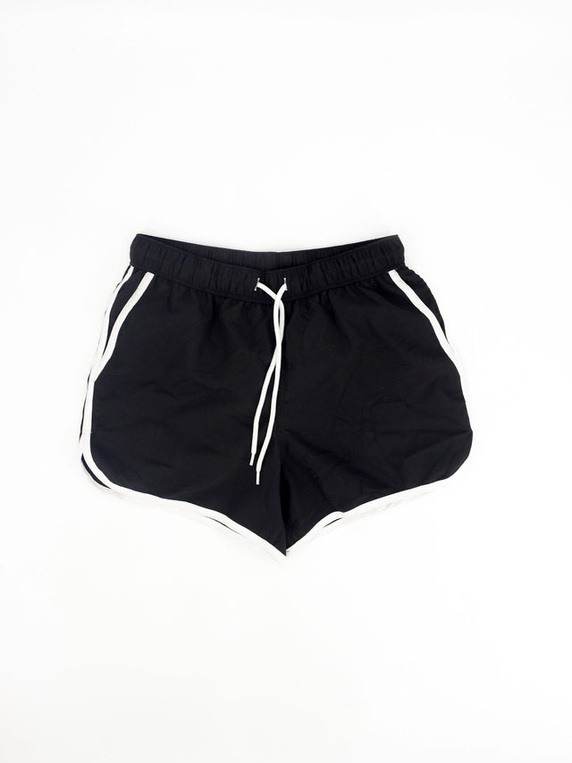Image for Women's Plain Solid Sport Short, Black