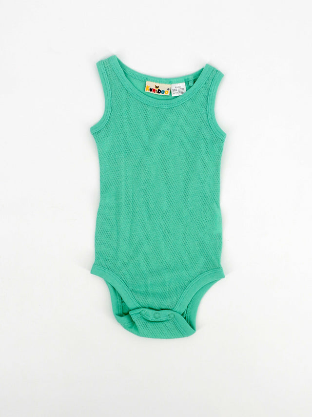 Image for Kids Girls Plain Solid Bodysuit,Green
