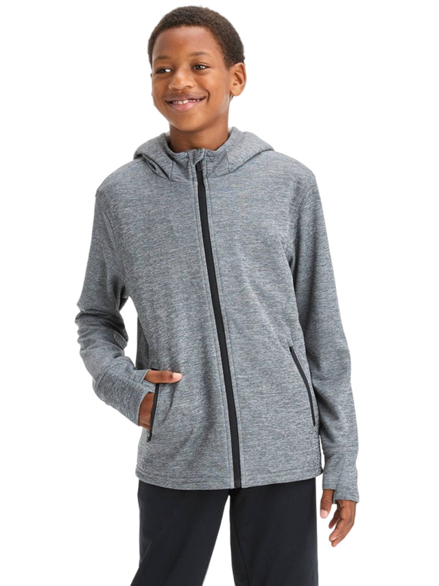 Image for Kids Boy's Plain Solid Jacket,Grey