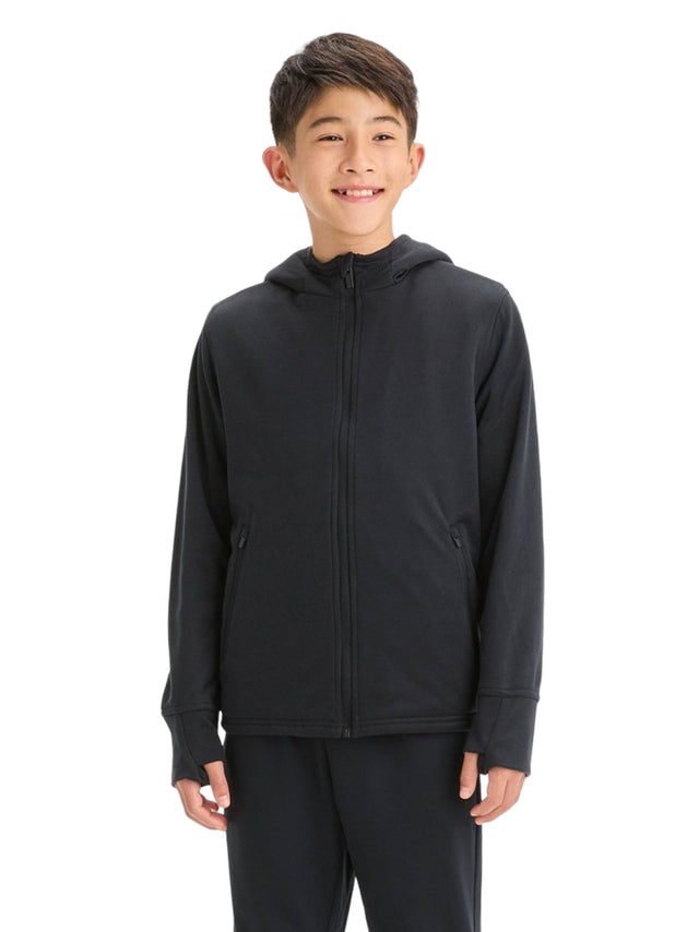 Image for Kids Boy's Plain Solid Jacket,Black