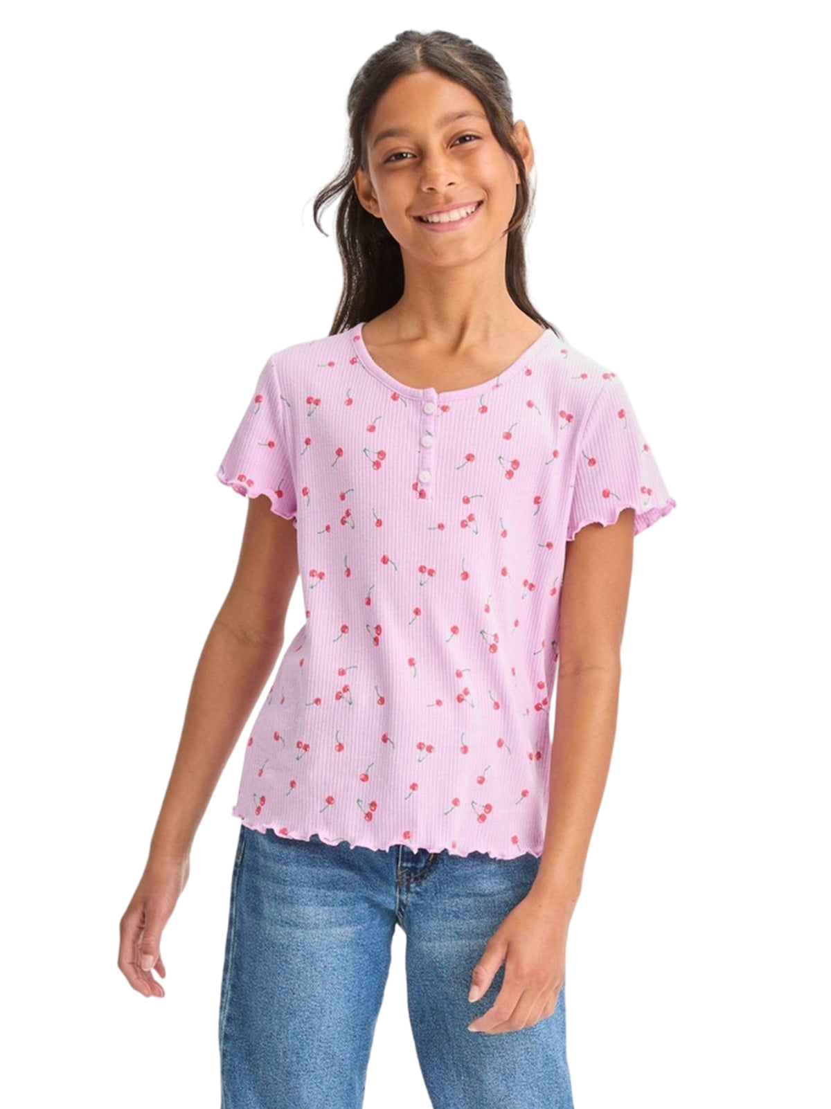 Image for Kids Girl's Graphic Printed T-Shirt,Light Purple