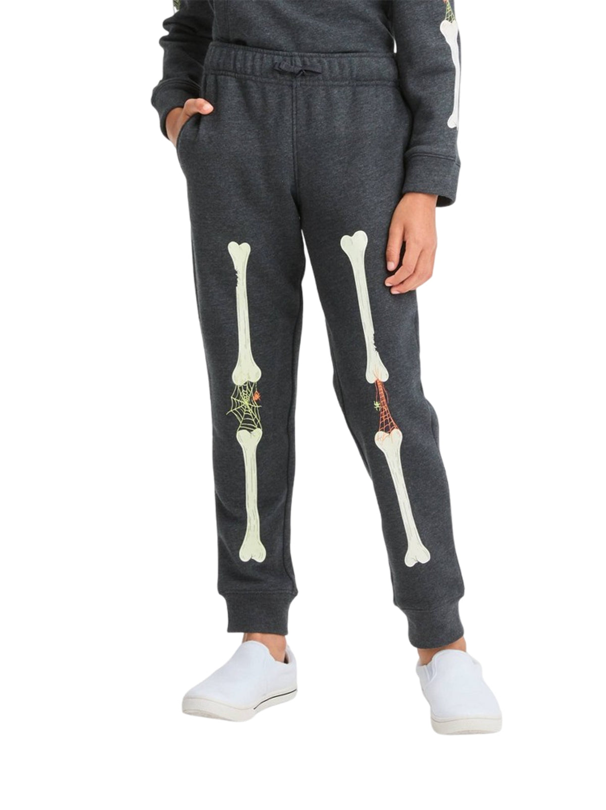 Image for Kids Boy's Graphic Printed Pants,Grey