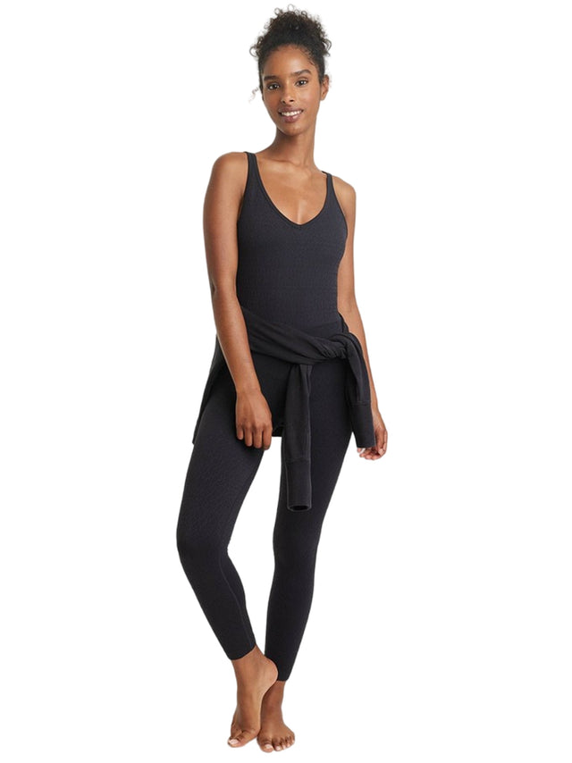 Image for Women's Textured Sport Jumpsuit,Black