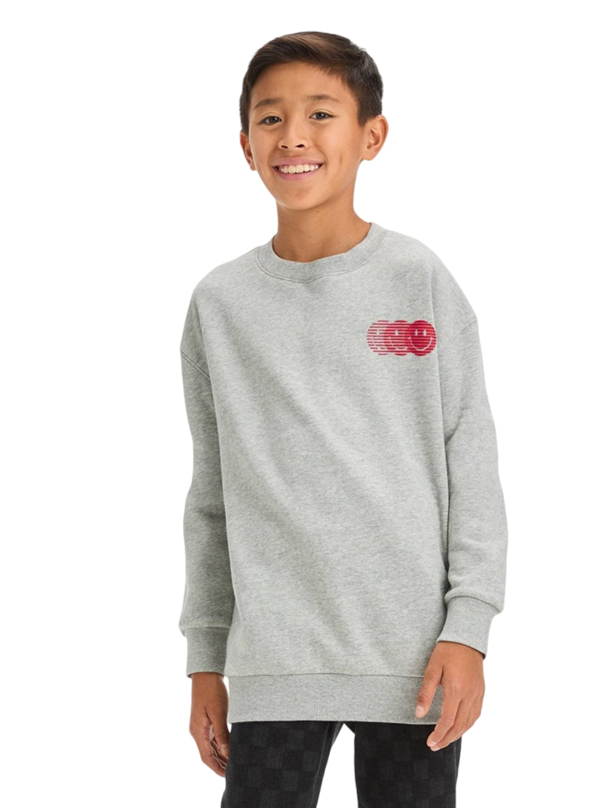 Image for Kids Boy's Graphic Printed Sweaters,Grey