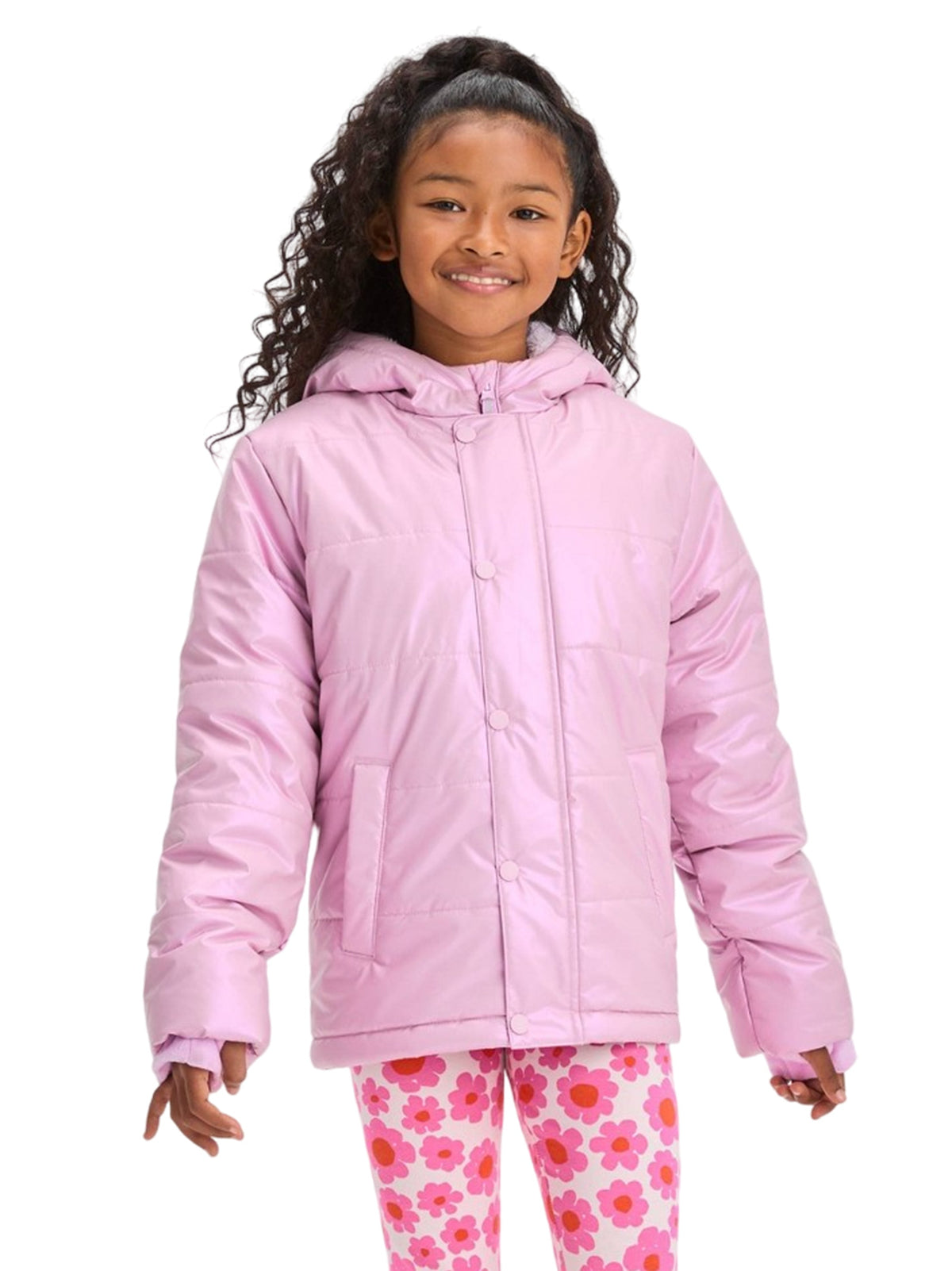 Image for Kids Girl's Puffer Jacket,Pink
