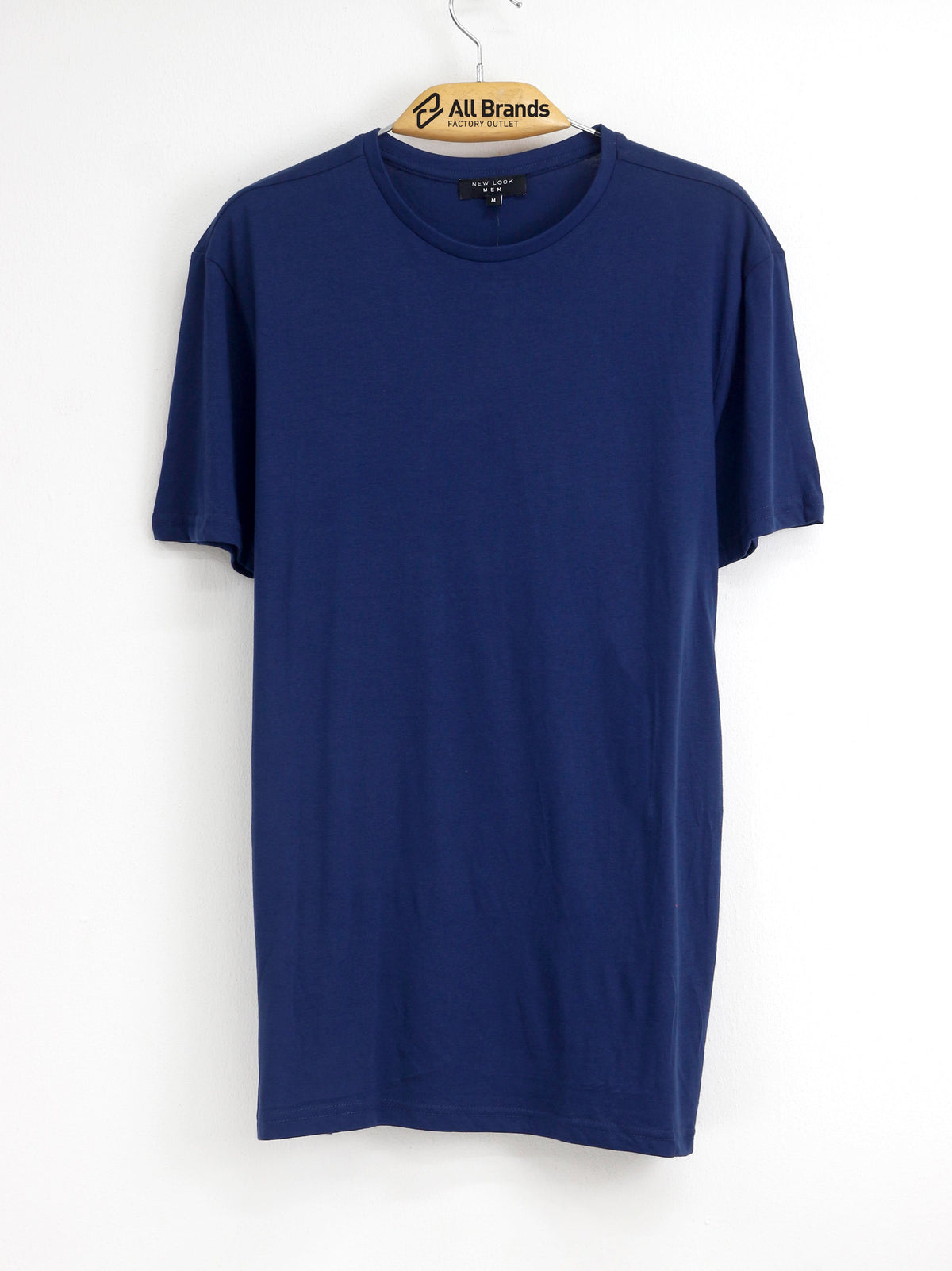 Image for Men's Plain Solid T-Shirt,Navy