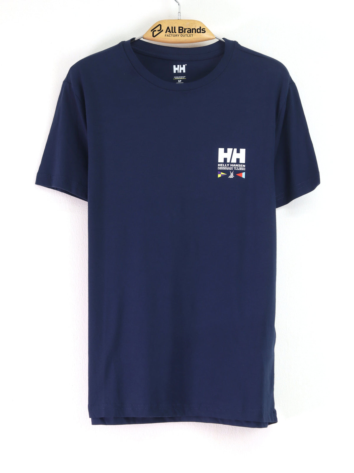 Image for Men's Brand Logo Printed T-Shirt,Navy