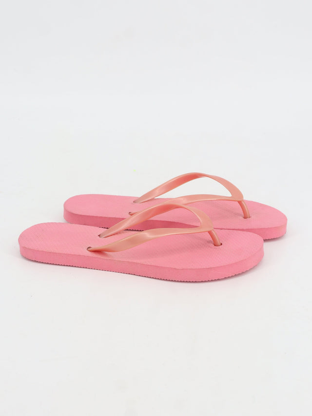 Image for Women's Plain Solid Slippers,Pink