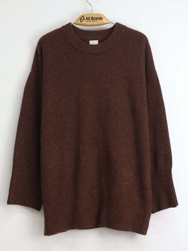 Image for Women's Textured Sweater,Brown