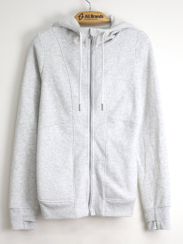 Image for Women's Plain Solid Sport Hoodies,Light Grey