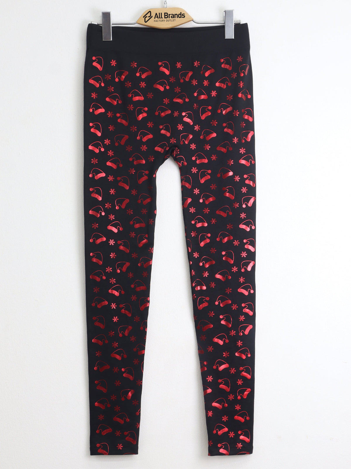 Image for Women's Graphic Printed Pants,Black/Red