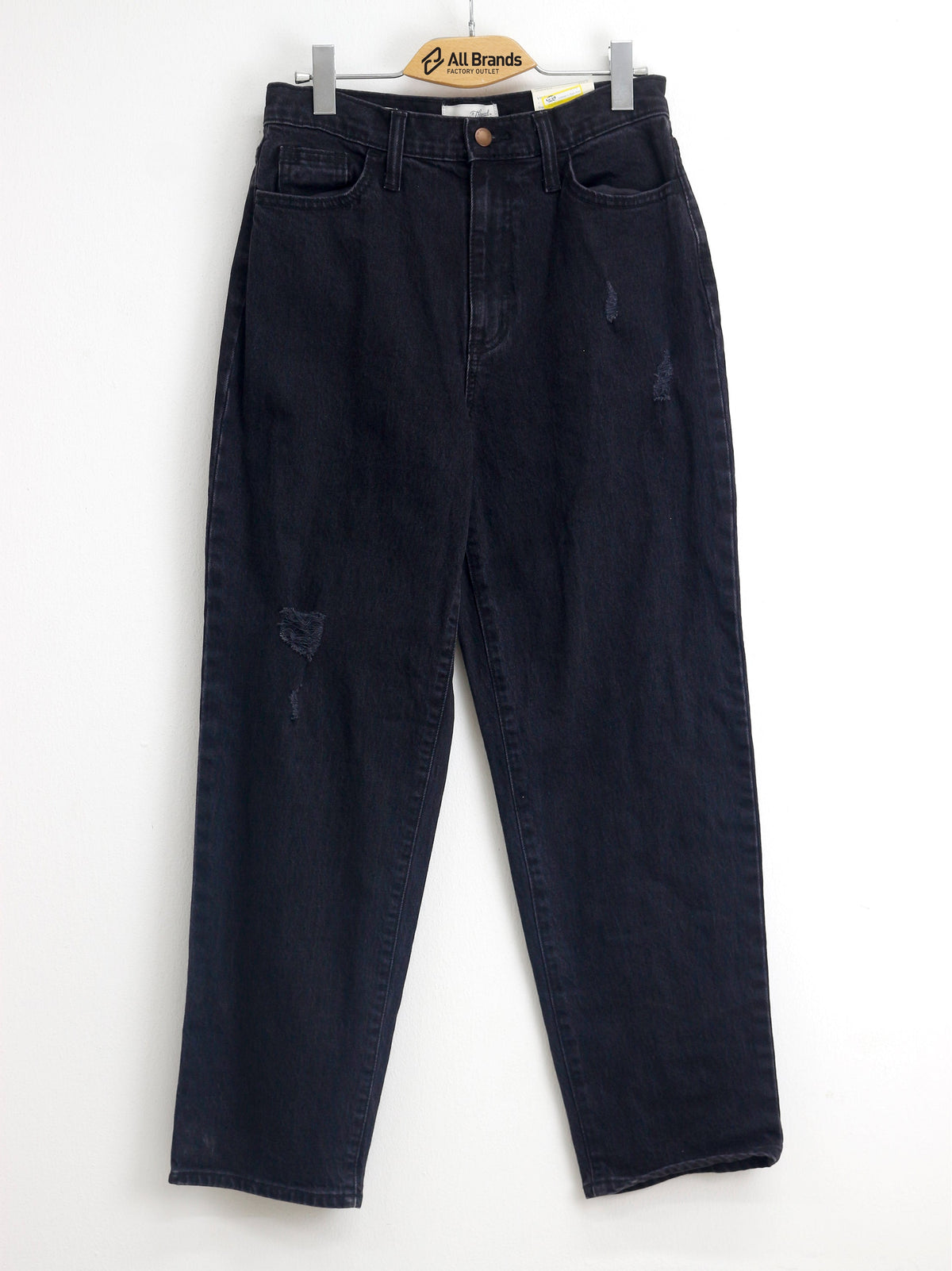Image for Women's Ripped Jeans,Black