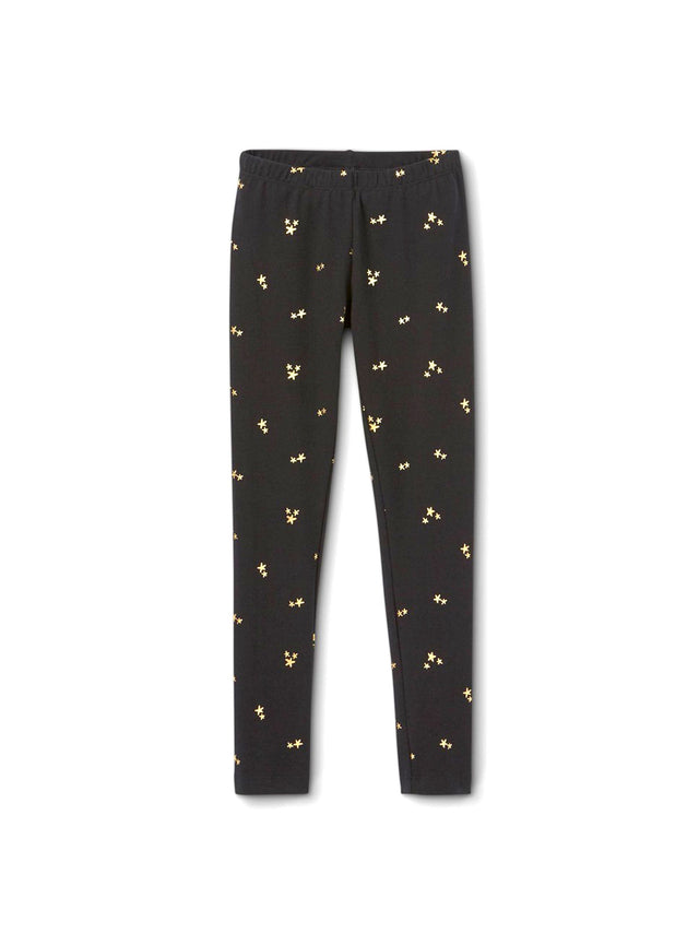 Image for Kids Girl's Star Printed Legging,Black