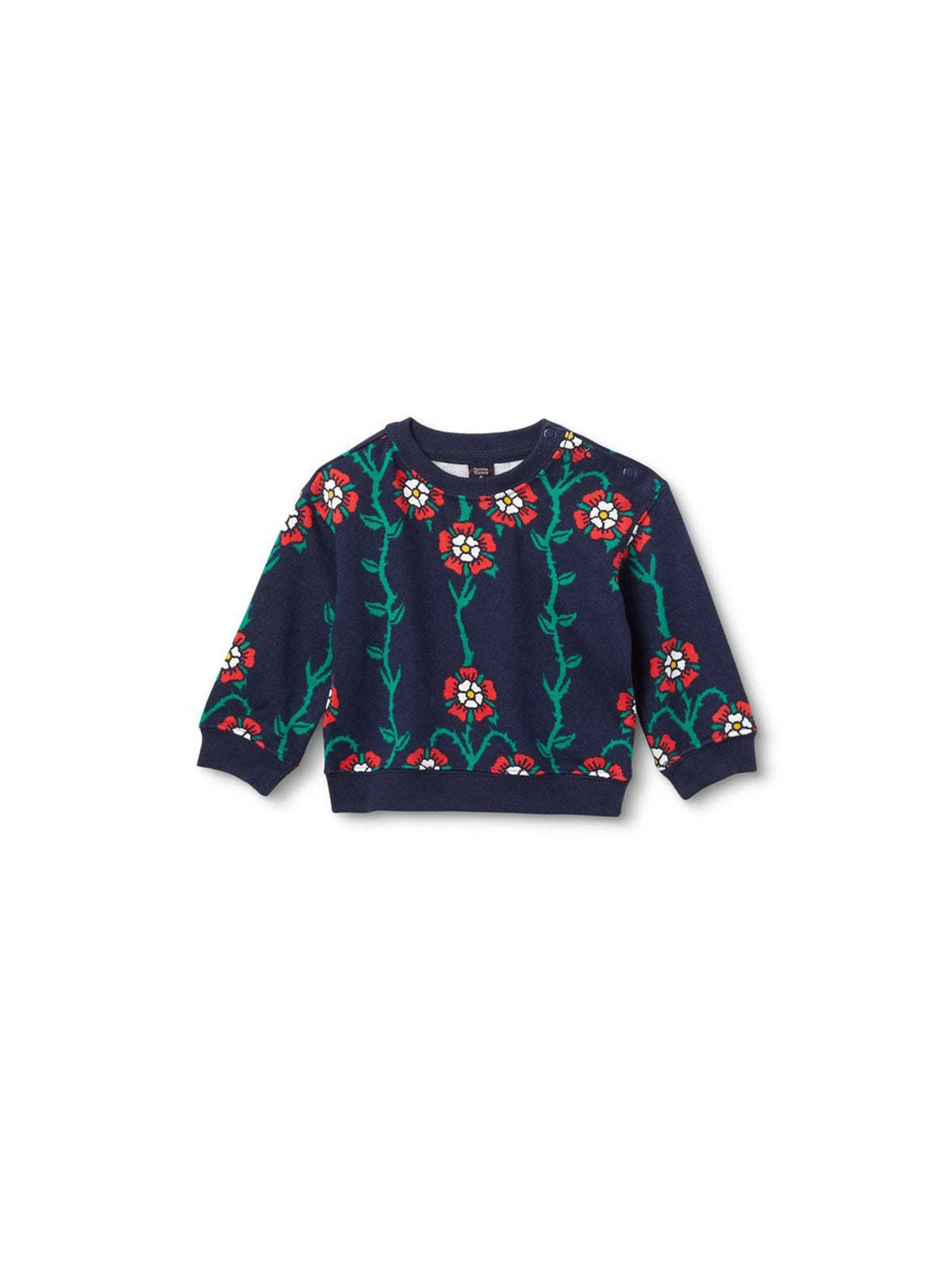 Image for Kids Girl's Floral Printed Top,Navy