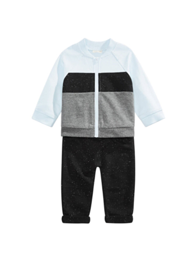 Image for Kids Boy's 2 Pcs Colorblock Top & Bottom Ser,Multi