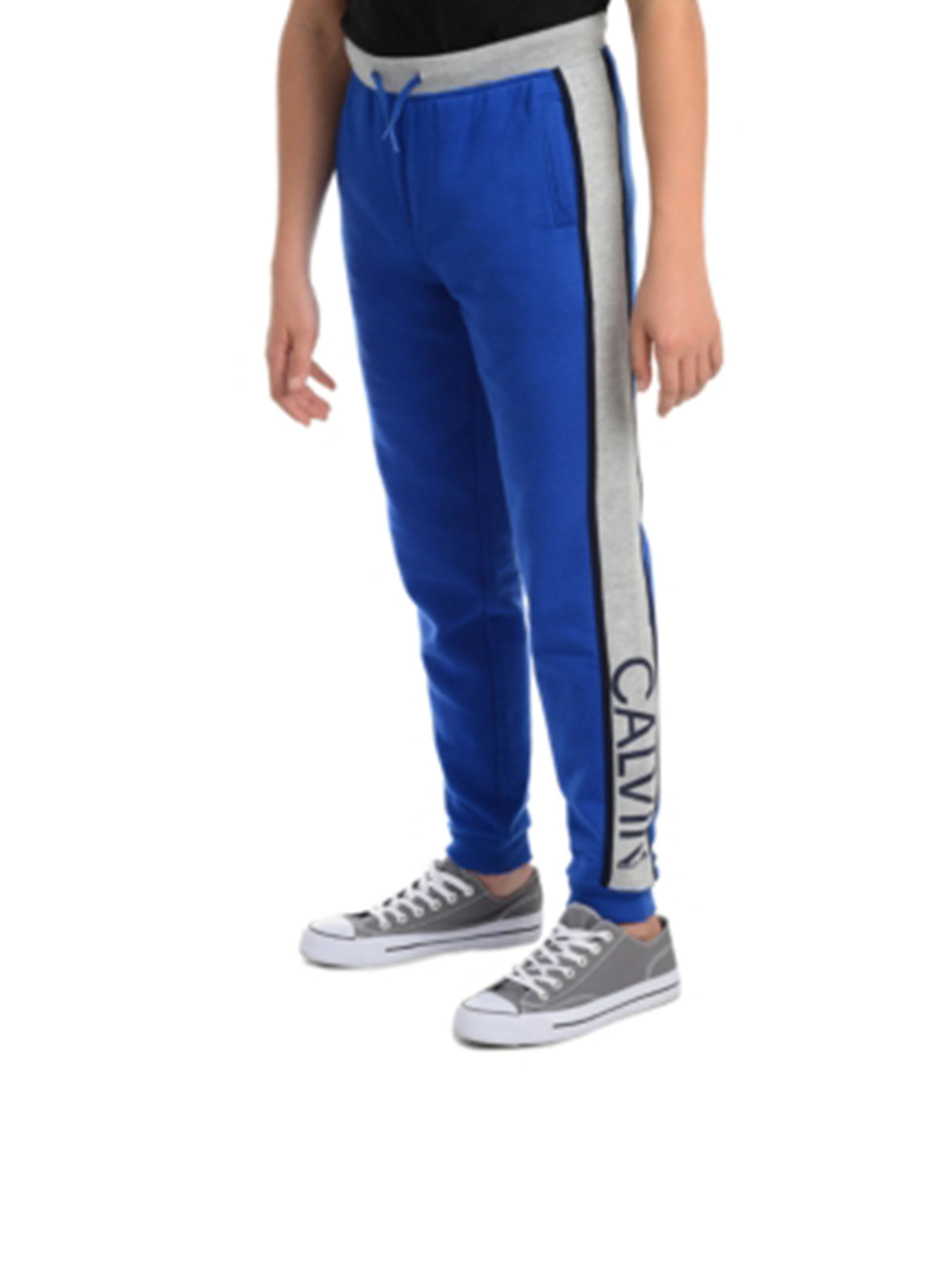 Image for Kids Boy's Brand Logo Printed Joggers,Blue