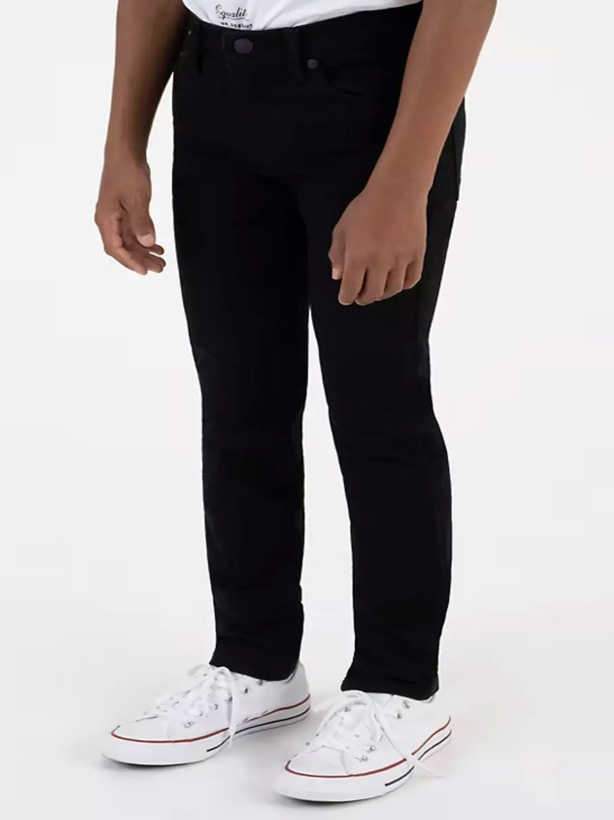 Image for Kids Boy's Plain Solid Jeans,Black
