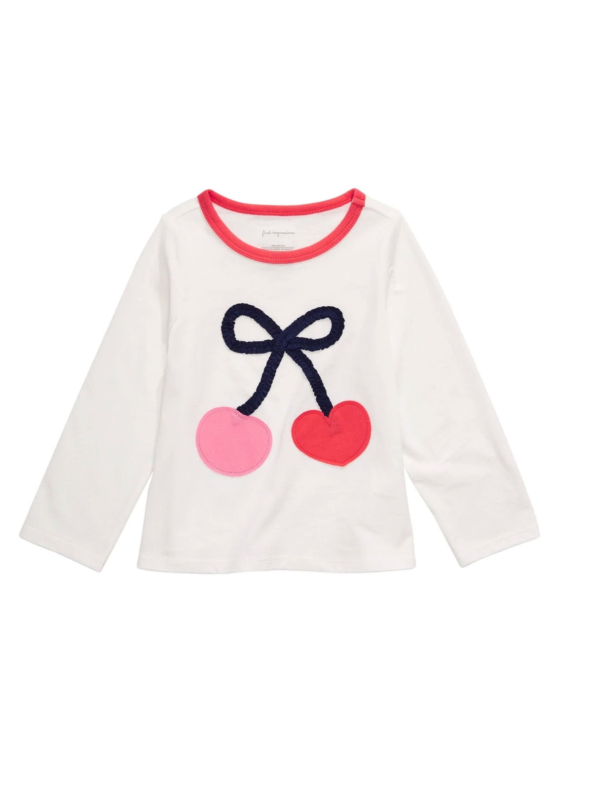 Image for Kids Girl's Graphic Embroidered Top,White