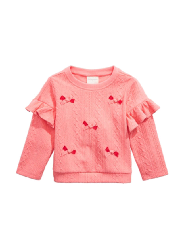 Image for Kids Girl's Textured Top,Peach