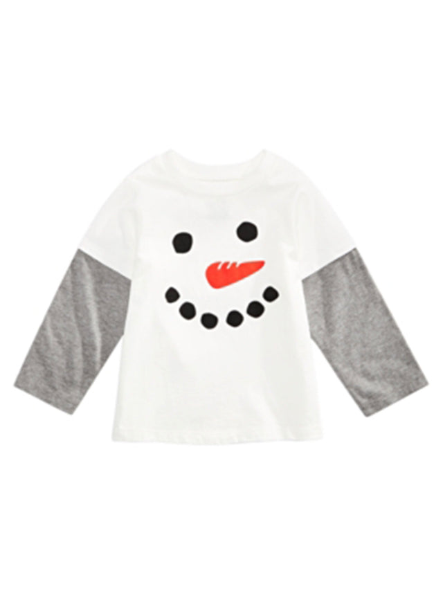 Image for Kids Boy's Graphic Printed Top,White