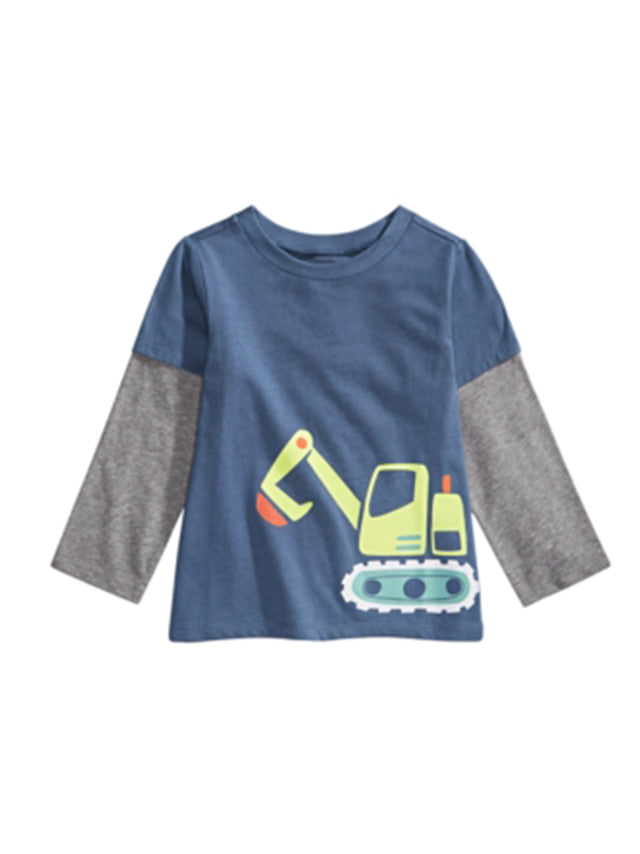 Image for Kids Boy's Graphic Printed T-Shirt,Blue