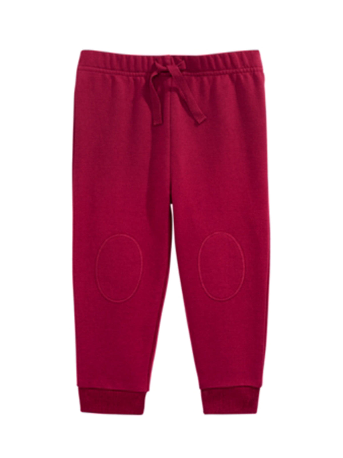 Image for Kids Boy's Knee Patch Joggers,Burgundy