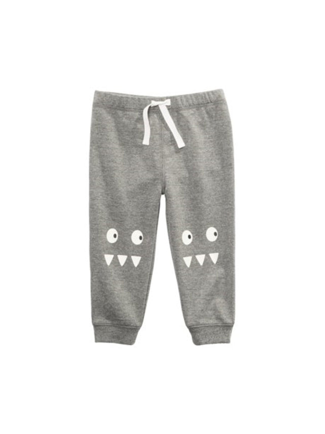 Image for Kids Boy's Graphic Printed Joggers,Grey