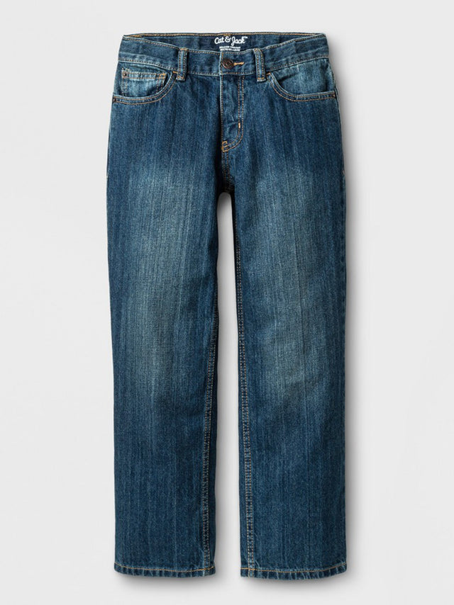 Image for Kids Girl's Washed Jeans,Blue