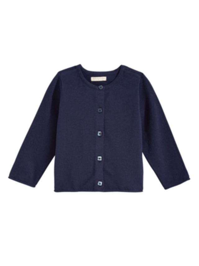 Image for Kids Girl's Plain Solid Cardigan,Navy