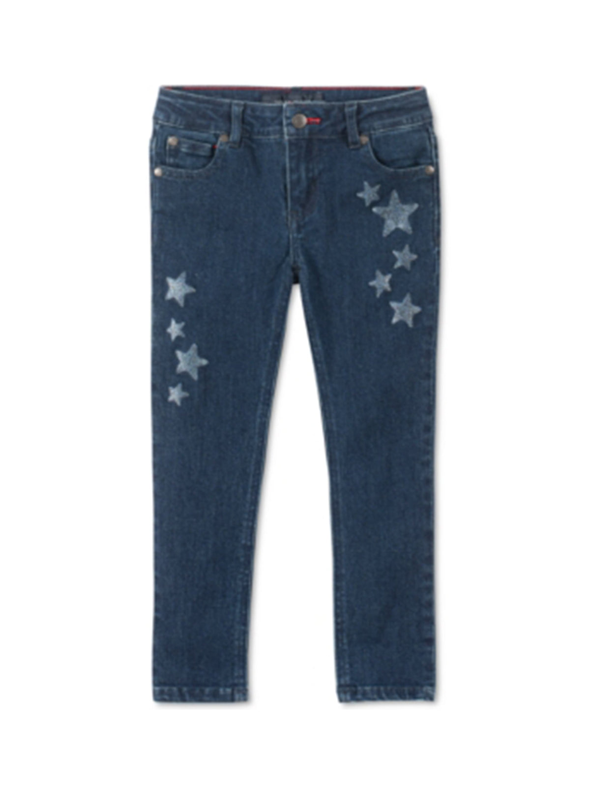 Image for Kids Girl's Heart Printed Jeans,Blue