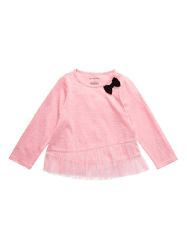 Image for Kids Girl's Tulle Hem Top,Pink