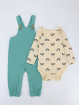 Image for Kids Boy's Graphic Printed Ribbed Jumpsuits Set,Multi