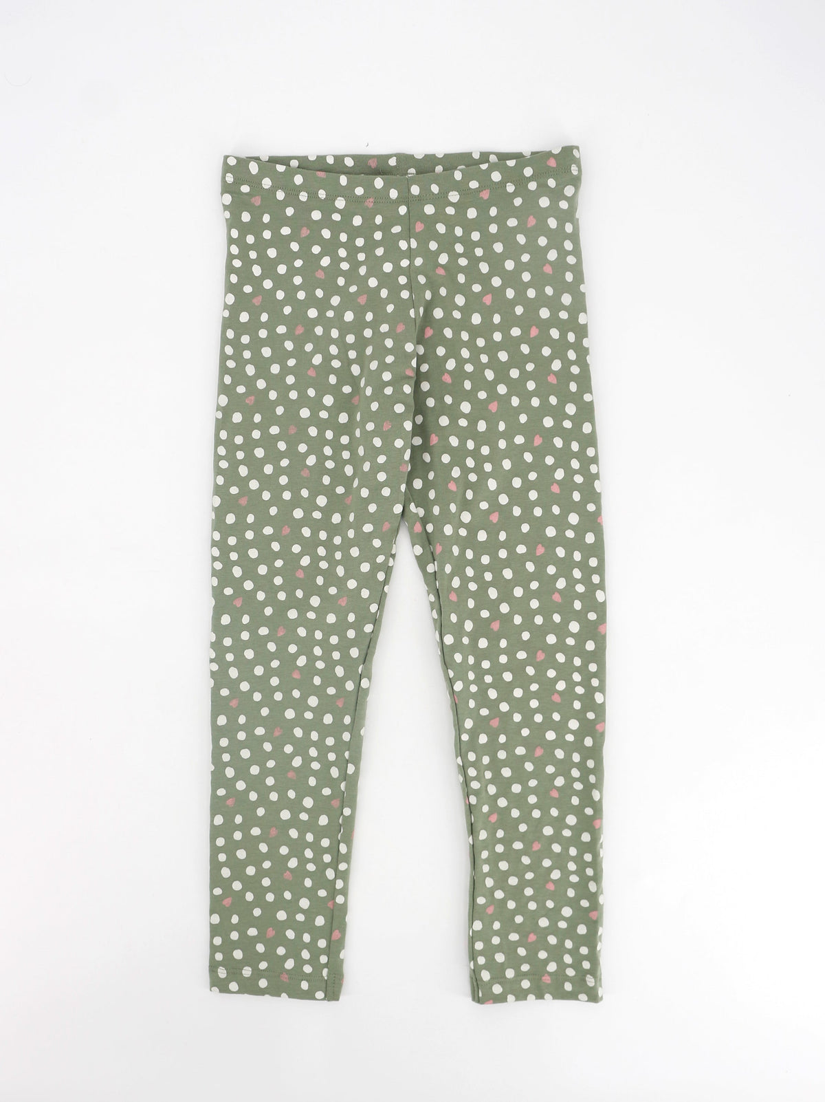 Image for Kids Girl's Polka Dots Legging,Green
